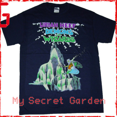 Uriah Heep - Demons And Wizards Official T Shirt (Men M ) ***READY TO SHIP from Hong Kong***